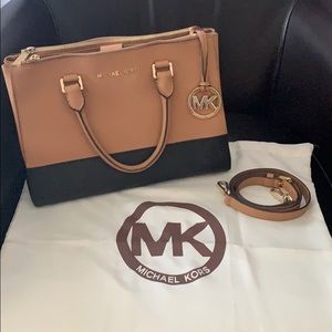 Michael Kors two toned satchel